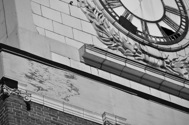 Abandoned building on Exchange Ave